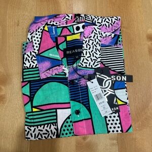 Reason Geometric Print Shirt